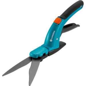 GARDENA Cisailles à gazon orientables Comfort: cisailles avec tranchants orientables à 360° pour droitiers et gauchers, tranchants dentelés pour une coupe précise, revêtement anti-adhésif (8734-20)(Cisaille à gazon Comfort)