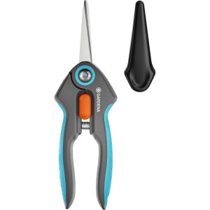 Gardena Couteau de récolte VeggieCut : couteau en acier inoxydable pour récolter, nettoyer et éplucher les légumes, manche antidérapant, va au lave-vaisselle (12211-20)(Solo)