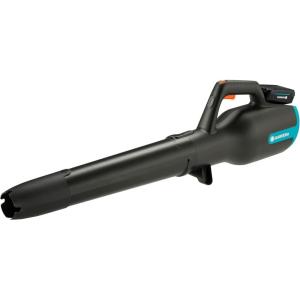 Gardena Souffleur de feuilles sans fil PowerJet 18V P4A sans batterie : souffleur de feuilles efficace avec moteur de 18 V, vitesse de soufflage 100 km/h, faible poids, poignée ergonomique (14890-55)(avec batterie)