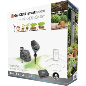 Gardena smart Water Control, Kit de Démarrage Programmateur d&rsquo;Arrosage Connecté – Contrôle par application, Connecté à la météo, Arrosage Intelligent et Économique – Minuteur d&rsquo;arrosage (19103-20)(Kit Micro-Drip Pots)