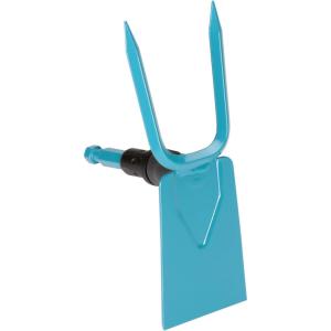 Serfouette Combisystem de Gardena : houe avec lame droite, 2 dents, largeur de travail 7,5 cm, en acier de haute qualité, revêtement Duroplast (3218-20)(7 5 cm)