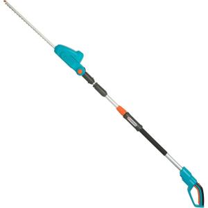 Taille-haies sans fil télescopique THS 42/18 V P4A Gardena, sans batterie : Taille-haies d&rsquo;une portée maximale de 3 m, longueur de la lame 42 cm, tête de coupe inclinable (14732-55)(sans batterie)