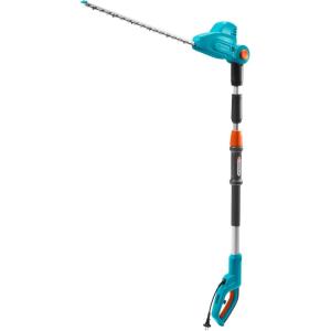 Taille-haies sur perche THS 500/48 sans batterie de Gardena : taille-haies 500 W, 3,5 m de portée, tête inclinable et manche télescopique, lame de 48 cm, butée de protection (8883-20)(Jusqu&rsquo;à 3 5 m)