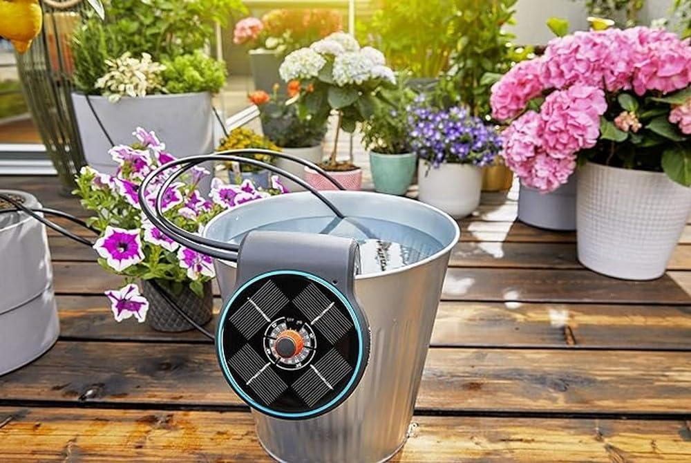 imageArrosoir automatique de vacances pour jardinage urbain Gardena kit darrosage de plantes arrosage de jusqu 36 plantes 126520Kit darrosage Solaire