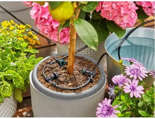 imageArrosoir automatique de vacances pour jardinage urbain Gardena kit darrosage de plantes arrosage de jusqu 36 plantes 126520Kit darrosage Solaire