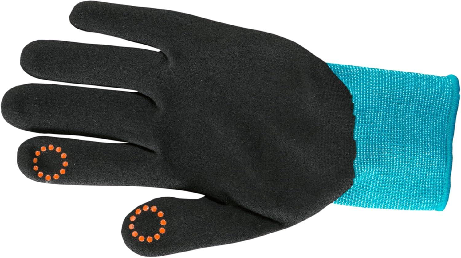 imageGardena Gant Jardin Entretien 8M Gants pr travaux de Jardin et Entretien exigeants adhxe9rence Opt Tissu en Maille Respirante Design xab Mobile Touch xbb pour Utilisation Smartphone 1150120M Lot de 1