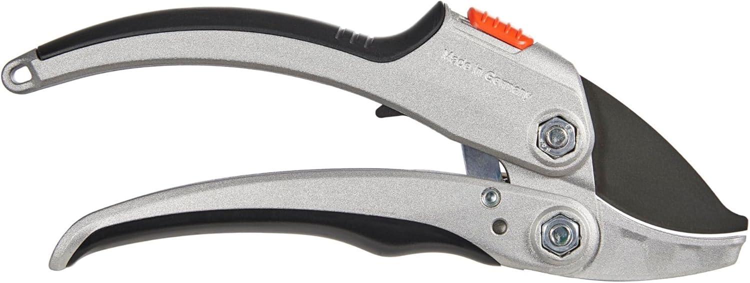 imageGardena Scateur enclume SmartCut Comfort de scateur robuste enclume pour le bois pais et sec jusqu 25 mm de diamtre avec deux positions de poigne et poignes en alu 879820Raclesve