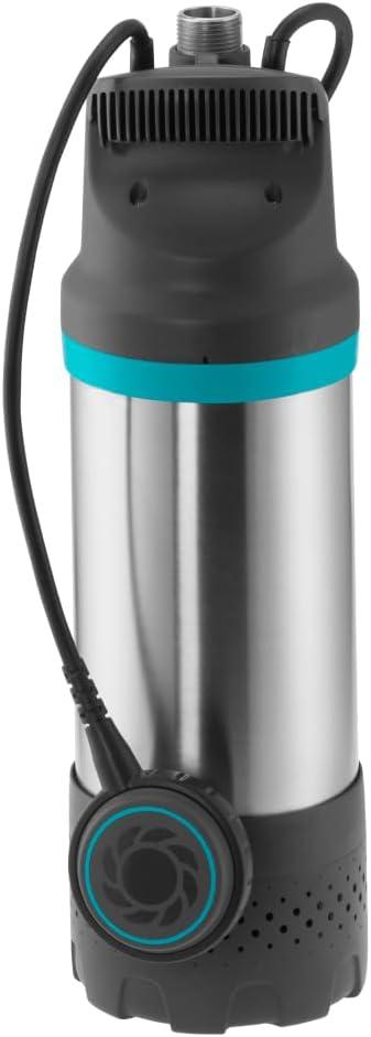 imagePompe immerge Gardena 59004 inox pompe immerge auto dbit de 5 900 lh avec filtre impurets fonctionnement silencieux protection contre le fonctionnement sec intgr 1768205900 lh avec interrupteur flotteur