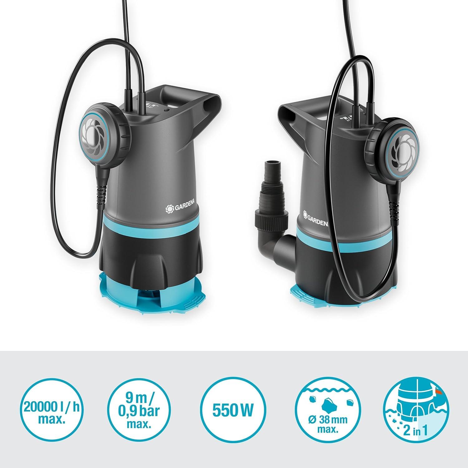 imagePompe submersible GARDENA 0901847 20000 lh 9 m