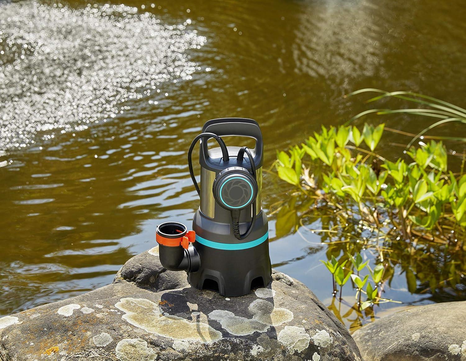 imagePpe vac sub eau us 16000 Gardena Ppe sub ac dbit 16 000 lh foncti autocommut flottant ac fonction continu sys rac rapide 450 W 904220