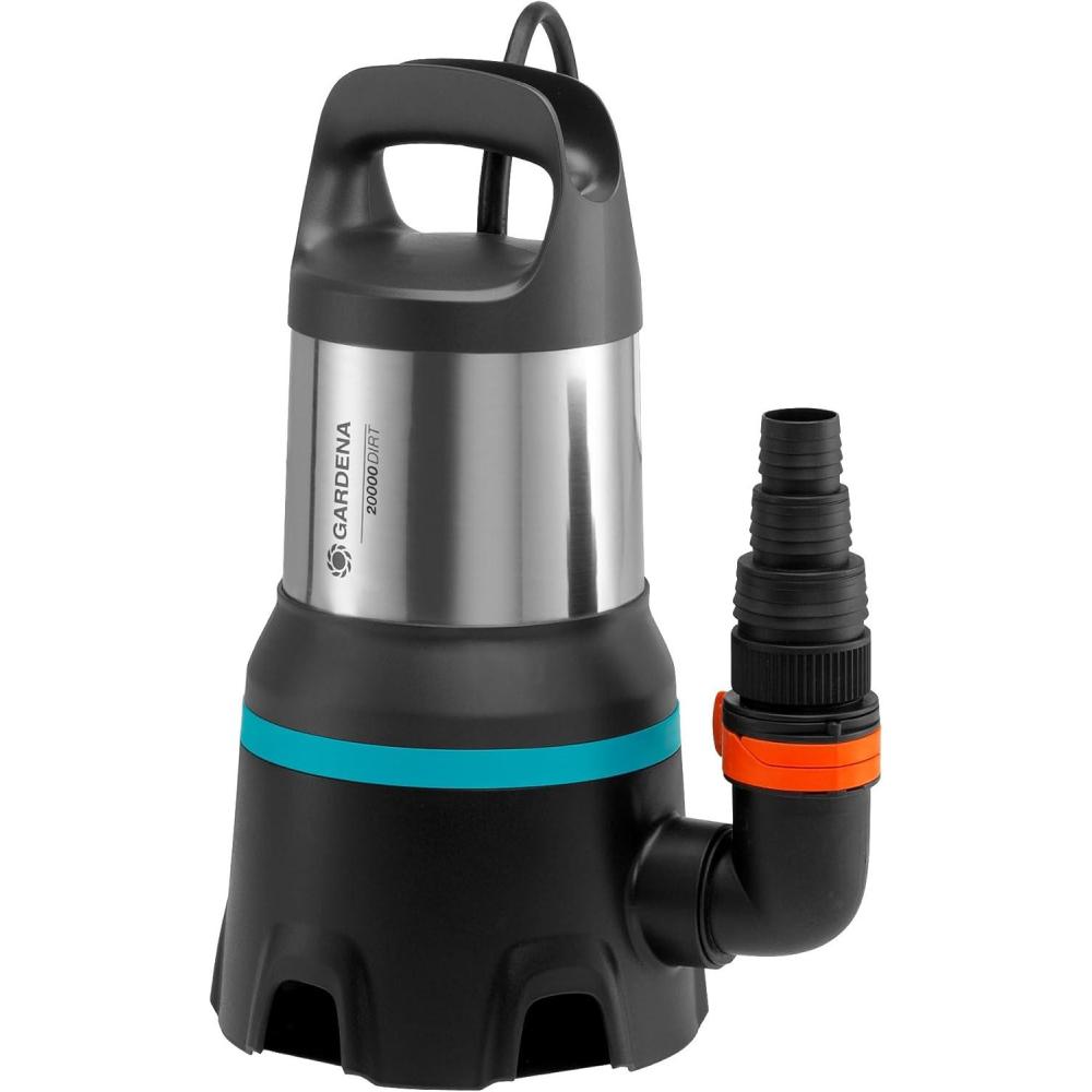 imageGardena Pompe vac subm pr eaux uses 20000 Aquasensor Pompe submersible dbit 20000 lh pr part salet 35 mm tech Aquasensor innovante 750 W 0904420Unique