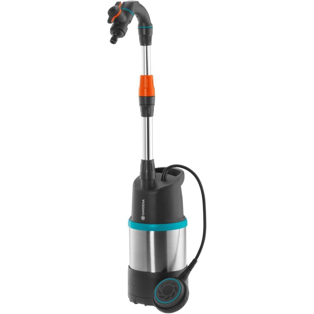 imageGardena pompe pour collecteur deau de pluie 20002 Li18 pompe immerge filtre intgr dbit de 2 000 lh puissante avec batterie 1749614700 lh avec cble
