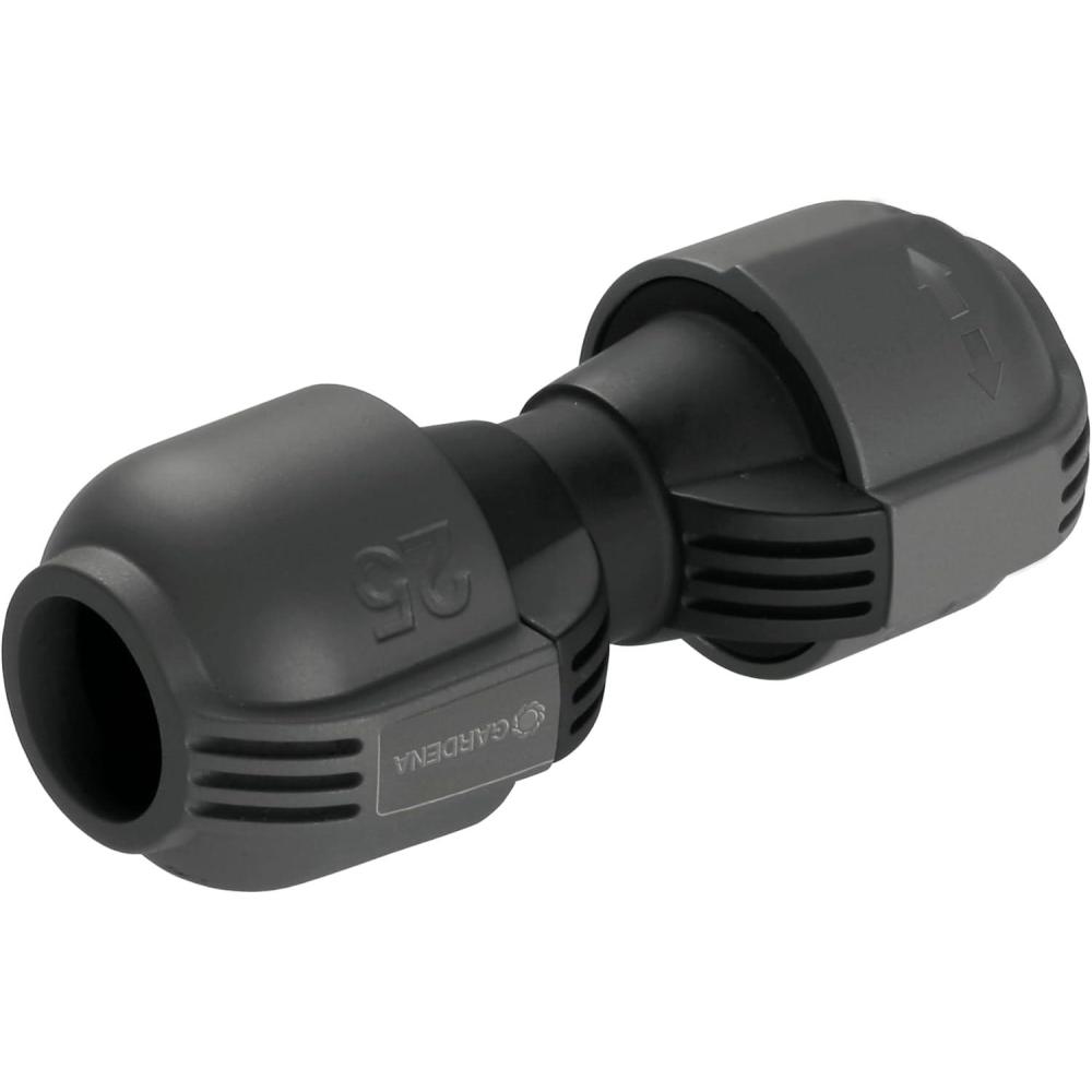 imageManchon gal de Gardena raccord pour extension du tuyau de pose 25 mm technologie de raccordement QuickampampEasy montage sans outils avec les tuyaux de pose 25 mm de Gardena 27752025 mm