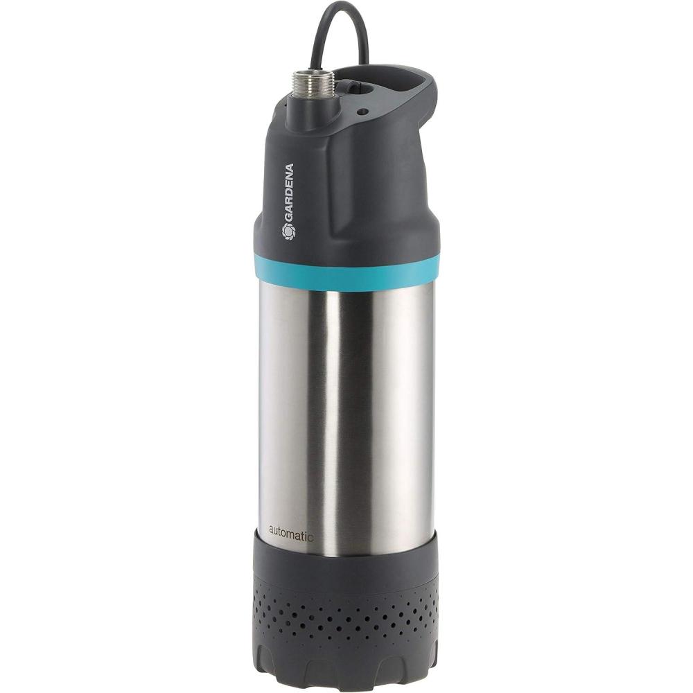 imagePompe immerge Gardena 59004 inox pompe immerge auto dbit de 5 900 lh avec filtre impurets fonctionnement silencieux protection contre le fonctionnement sec intgr 1768205900 lh avec automatique