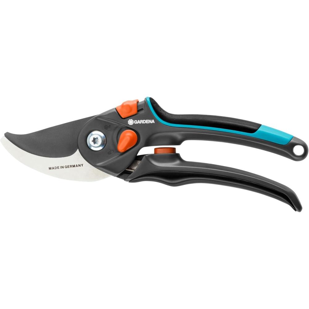 imageSxe9cateur ajustable xe0 lame franche Comfort BSXL de Gardena sxe9cateur pour brindilles et branches ligneuses diamxe8tre de coupe max 24 mm ouverture en continu de la poignxe9e 890520Unique