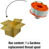 Bobine de fil de coupe Gardena : bobine de fil remplaçable pour coupe-bordures et tondeuses turbo, et coupe-herbe (5369-20)(Unique)