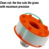 Bobine de fil de coupe Gardena : bobine de fil remplaçable pour coupe-bordures et tondeuses turbo, et coupe-herbe (5369-20)(Unique)