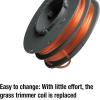 Bobine de fil de coupe Gardena : bobine de fil remplaçable pour coupe-bordures et tondeuses turbo, et coupe-herbe (5372-20)