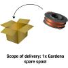 Bobine de fil de coupe Gardena : bobine de fil remplaçable pour coupe-bordures et tondeuses turbo, et coupe-herbe (5372-20)