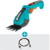 Cisaille à Gazon sans Fil Gardena ComfortCut Li : cisaille à Gazon avec Largeur de Coupe de 8 cm, poignée Confort réglable avec Affichage LED, Changement de Lame sans Outils (9887-20)