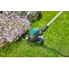 Coupe-bordures électrique PowerCut 650/28 Gardena : à cercle de coupe 280 mm, poignée télescopique réglable, tête de coupe pivotante et articulée, étrier de protection des plantes rabattable (9874-20)(Ø 25cm | 450W performance)