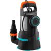 GARDENA Pompe évac. subm. eaux claires/chargées 15000: pompe évacuation combinée, débit 15000 l/h, aspir. à plat jsq 1 mm et jsq granulom. 35 mm, 550 W (09048-20)