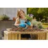 Gardena Gant de Jardinage Sol 7/S Gants pour travaux Jardinage et Sol, imperméable avec revêtement en Nitrile, Design spécial « Mobile Touch » pour Utilisation de Smartphone (11510-20)(S (Lot de 1))