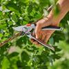 Gardena Sécateur à enclume SmartCut Comfort de : sécateur robuste à enclume pour le bois épais et sec jusqu&rsquo;à 25 mm de diamètre, avec deux positions de poignée et poignées en alu (8798-20)(Racle-sève)