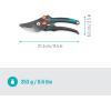 Gardena Sécateur de jardin PremiumCut Pro: coupe à enclume, pour bois sec, diamètre de coupe 24 mm, poignées ergonomiques, lames PowerCoating, fabriqué en Allemagne (12250-20)(Variable en continu)
