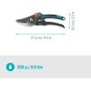 Gardena Sécateur de jardin PremiumCut Pro: coupe à enclume, pour bois sec, diamètre de coupe 24 mm, poignées ergonomiques, lames PowerCoating, fabriqué en Allemagne (12250-20)(Ouverture des poignées fixes)