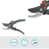 Gardena Sécateur de jardin PremiumCut Pro: coupe à enclume, pour bois sec, diamètre de coupe 24 mm, poignées ergonomiques, lames PowerCoating, fabriqué en Allemagne (12250-20)(Variable en continu)