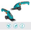 Gardena Set de cisailles à Gazon sans Fil ComfortCut Li :cisaille à Gazon et Manche télescopique avec roulettes, poignée Confort réglable avec Affichage LED, Changement de Lame sans Outils (9889-20)(Simple)