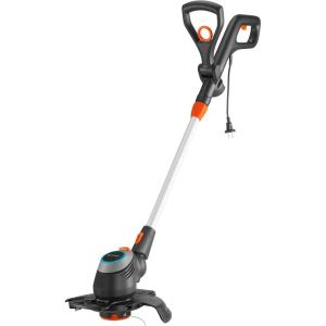 Coupe-bordures électrique PowerCut 650/28 Gardena : à cercle de coupe 280 mm, poignée télescopique réglable, tête de coupe pivotante et articulée, étrier de protection des plantes rabattable (9874-20)(Ø 28cm | 650W performance)