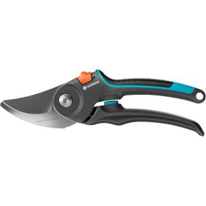 Gardena Sécateur de jardin PremiumCut Pro: coupe à enclume, pour bois sec, diamètre de coupe 24 mm, poignées ergonomiques, lames PowerCoating, fabriqué en Allemagne (12250-20)(Ouverture des poignées fixes)