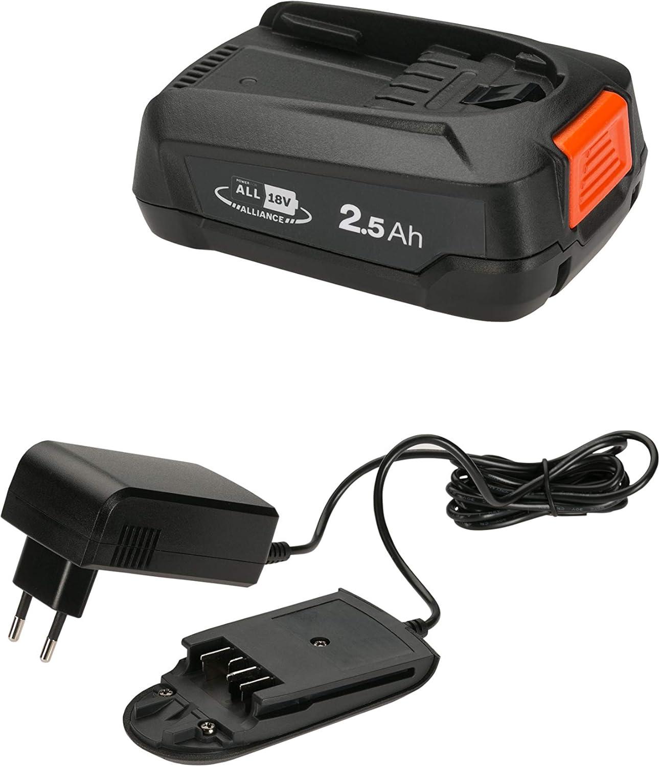 imageGardena Starter kit P4A 2 x PBA 18V45 AL 1830 CV Pour tous les appareils courant Power For All temps de charge de 60 minutes fonction Ready to Go 25 Ah 14907202 5 Ah