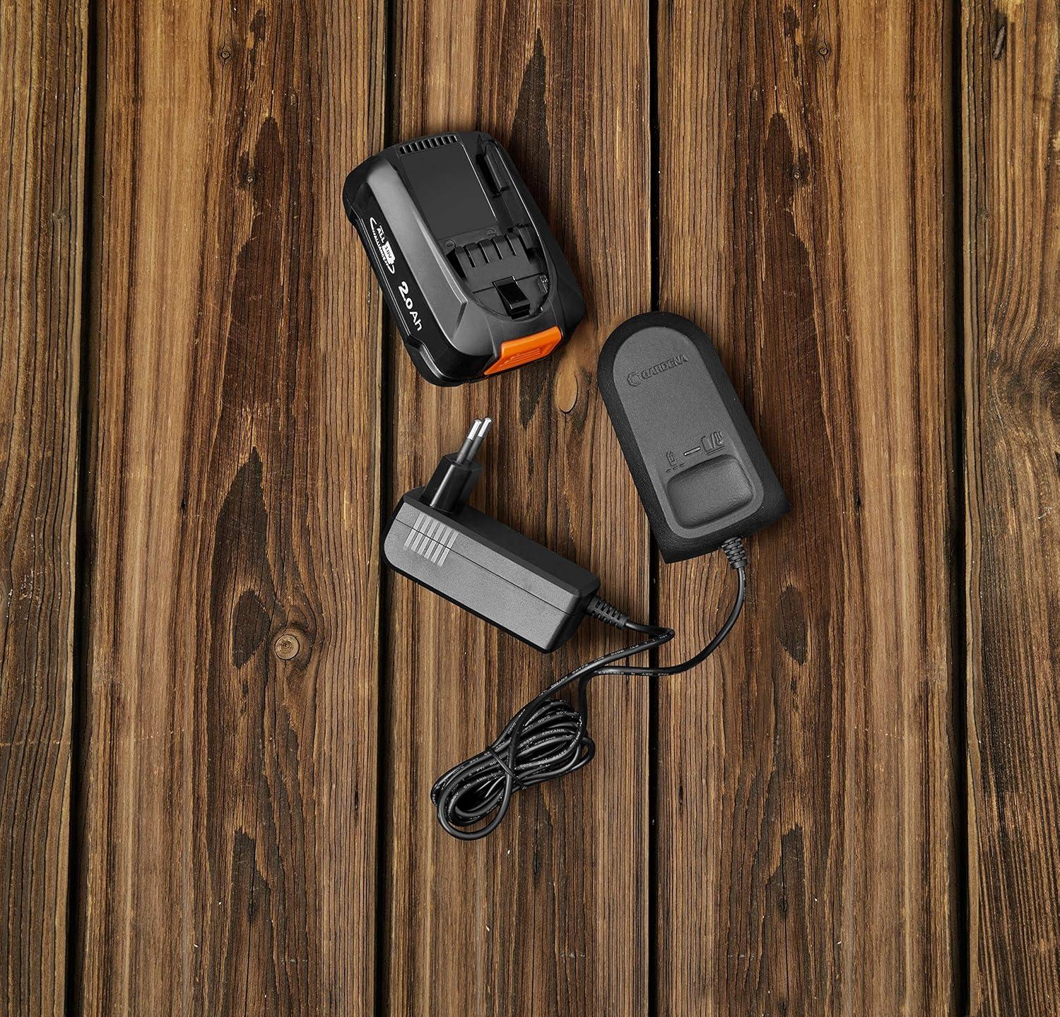 imageGardena Starter kit P4A 2 x PBA 18V45 AL 1830 CV Pour tous les appareils courant Power For All temps de charge de 60 minutes fonction Ready to Go 25 Ah 14907202 5 Ah