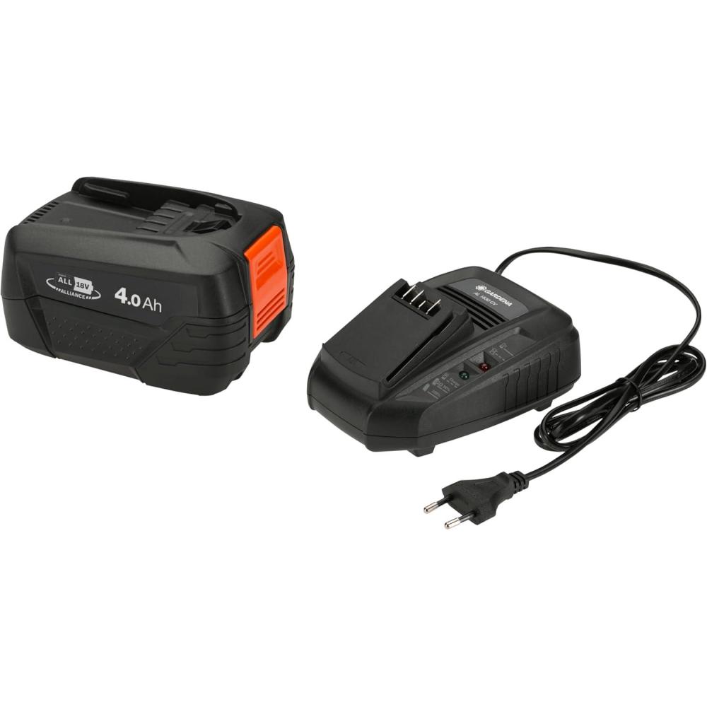 imageGardena Starter kit P4A 2 x PBA 18V45 AL 1830 CV Pour tous les appareils courant Power For All temps de charge de 60 minutes fonction Ready to Go 25 Ah 14907204 0 Ah