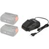 Gardena Chargeur rapide AL 1830 CV: Convient à toutes les batteries du système 18V POWER FOR ALL, temps de charge de batterie 2,5 Ah de 60 minutes, affichage LED de l&rsquo;état de la batterie (14901-20)(Schnell-Ladegerät)
