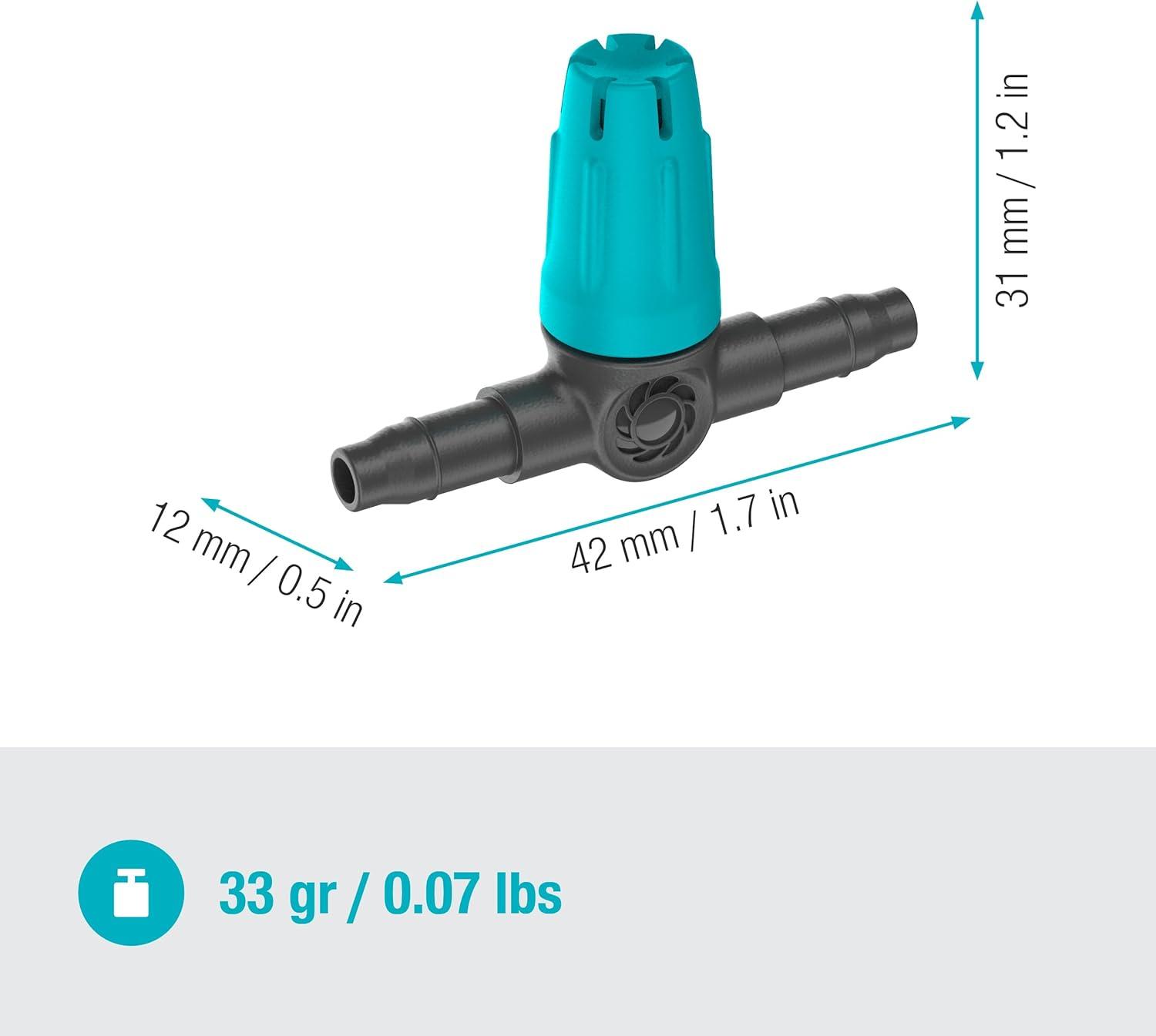 imageGardena Buse pour petites zones MicroDrip System buse de pulvrisation pour systme dirrigation automatique pour petites zones jusqu 40 cm de diamtre 1331620Anthracite Turquoise
