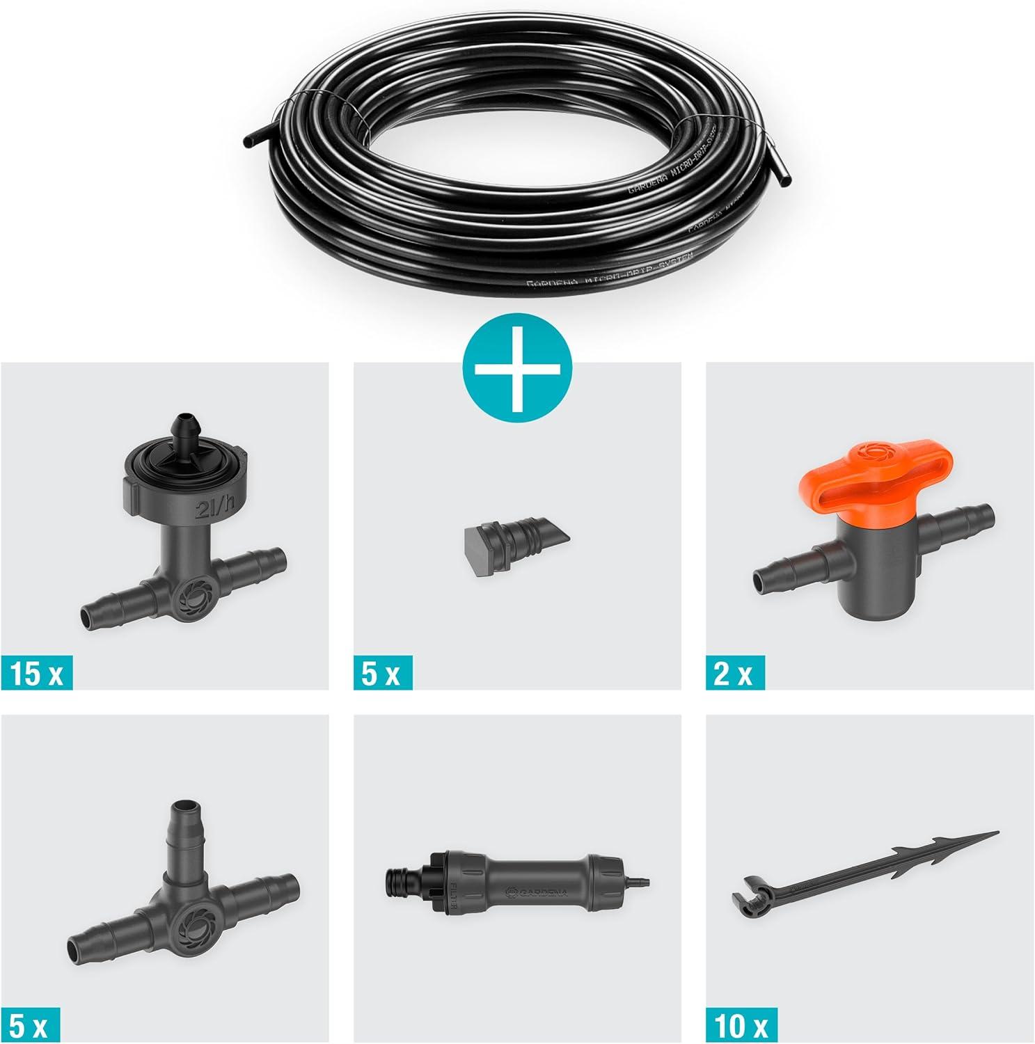 imageGardena MicroDripIrrigation Balcony Set 15 Plants