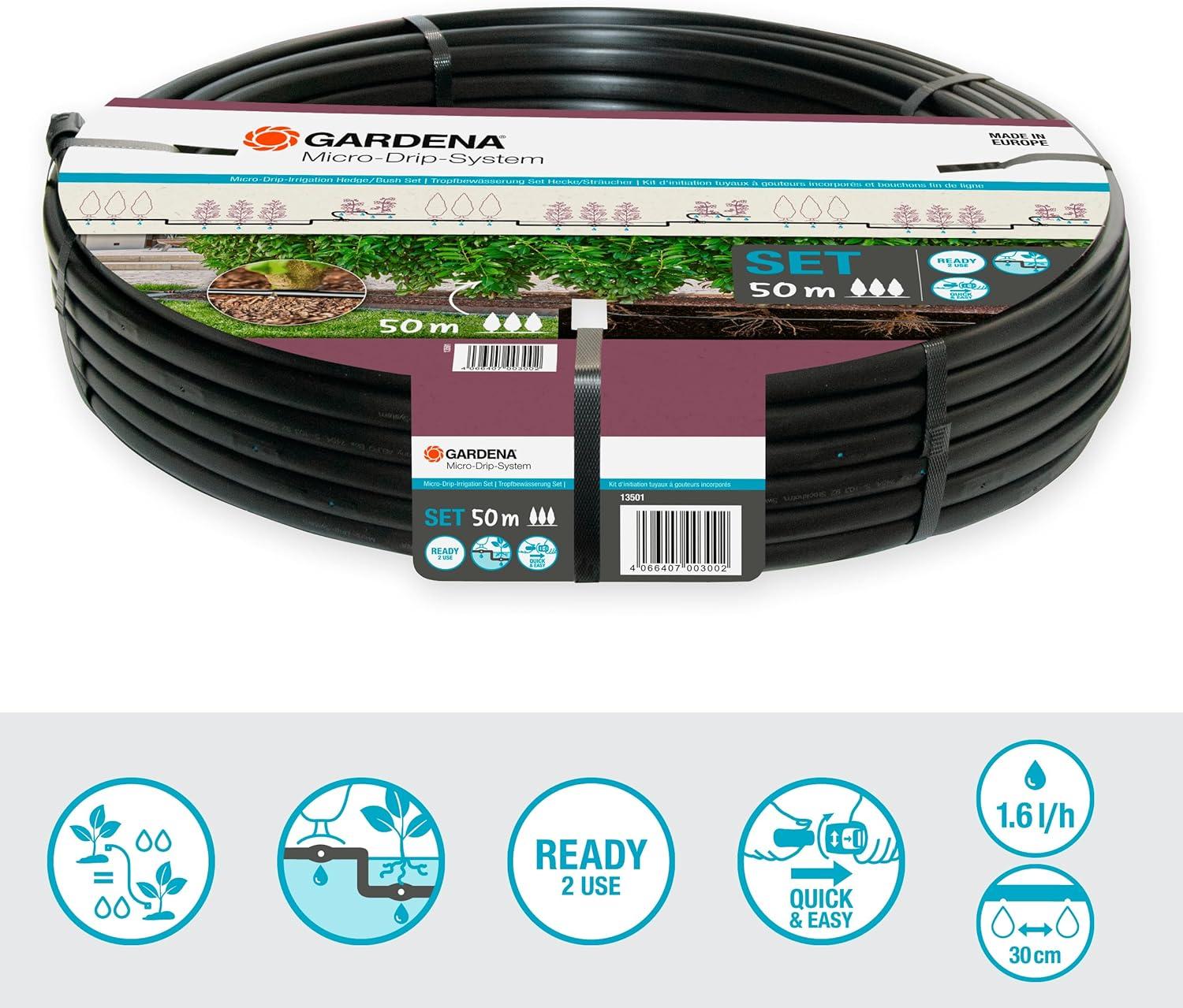 imageMicroDripIrrigation HedgeBush Set 50 m