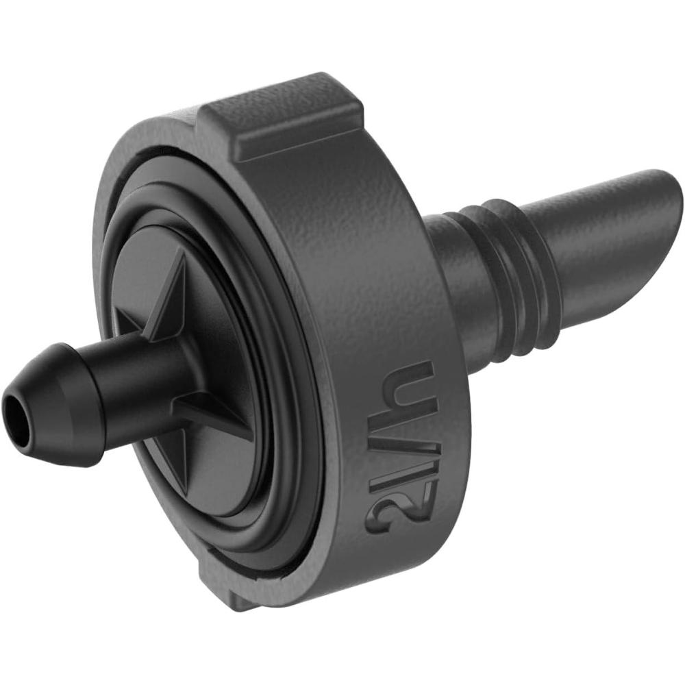 imageGardena goutteur en ligne systme micro drip 2 lh rgulation de pression Goutteur dextrmit pour plantes individuelles avec diffrentes hauteurs de pot constant de 05 4 bars 1330220